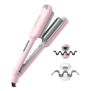 TYMO ROVY Beach Waves Crimper 1.25" Pink
